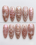 Rose Gold Festive Reindeer