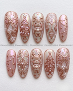 Rose Gold Festive Reindeer