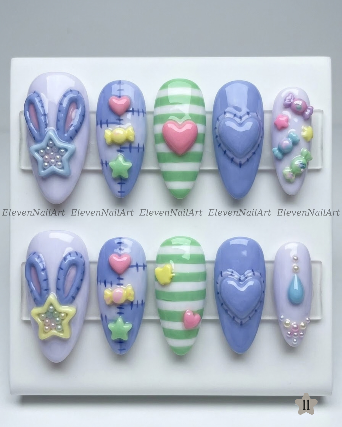 Pastel Stitched Whimsy