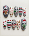 Festive Raccoon Wonderland