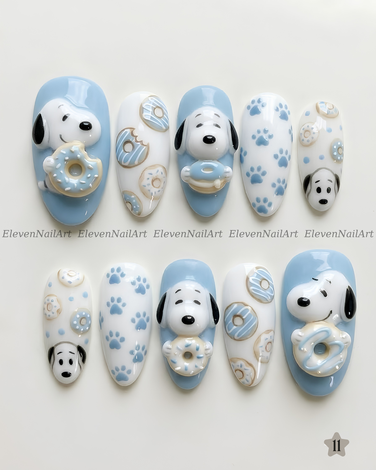 Baby Blue Donut Reverie
