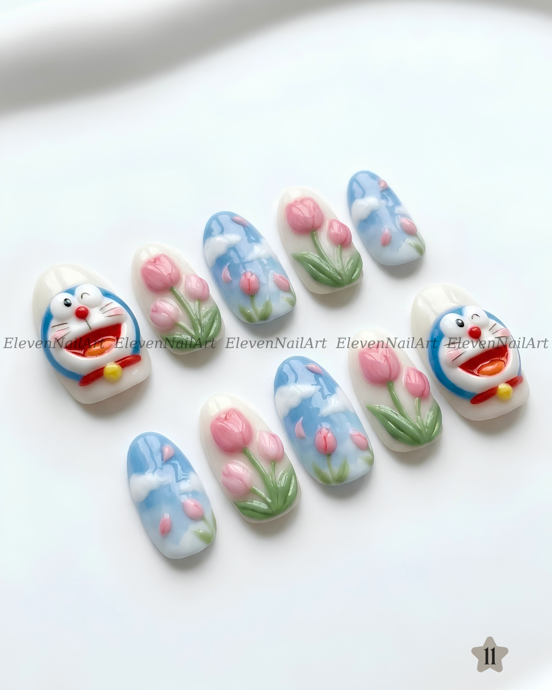 Doraemon Tulip Skies