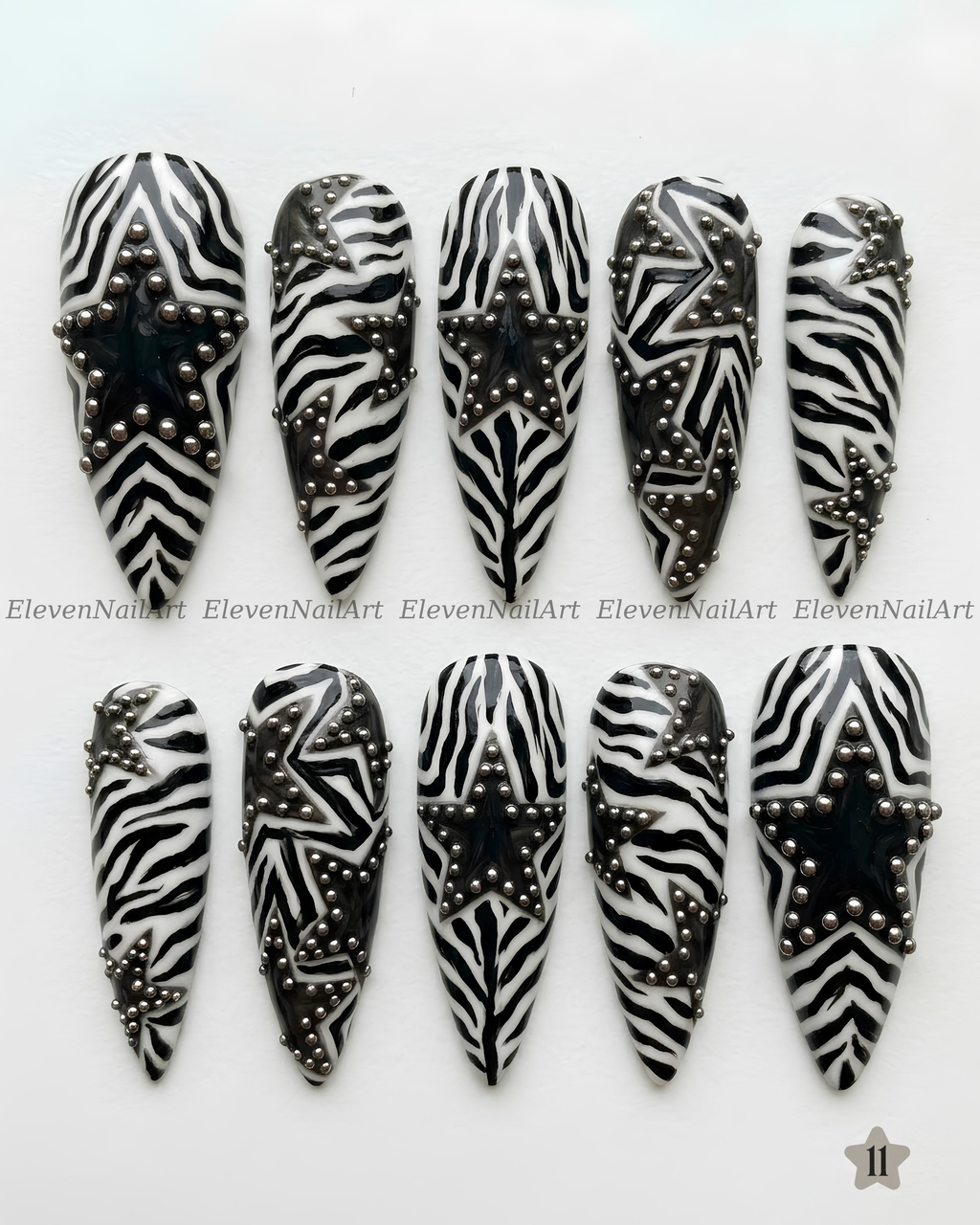 Monochrome Zebra Rockstar