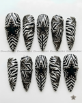 Monochrome Zebra Rockstar