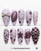 2 Color Options - Lavender Touchdown Symphony