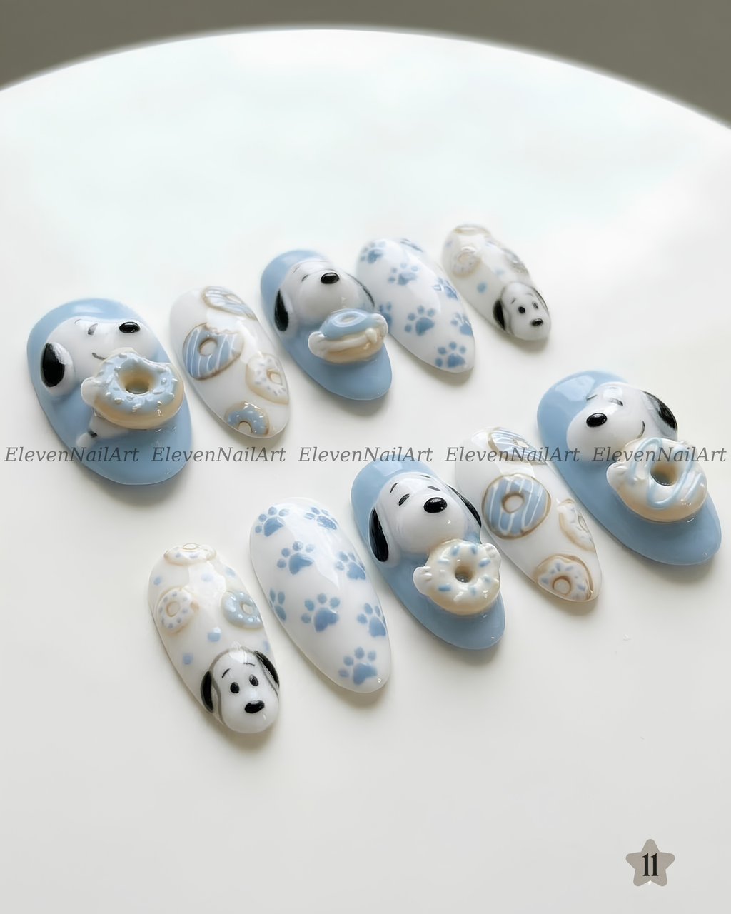 Baby Blue Donut Reverie
