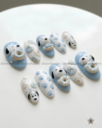 Baby Blue Donut Reverie
