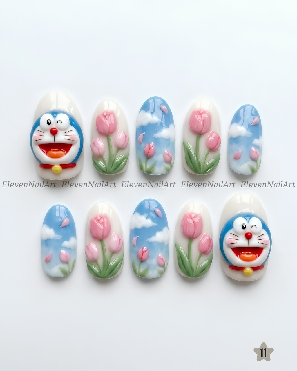 Doraemon Tulip Skies
