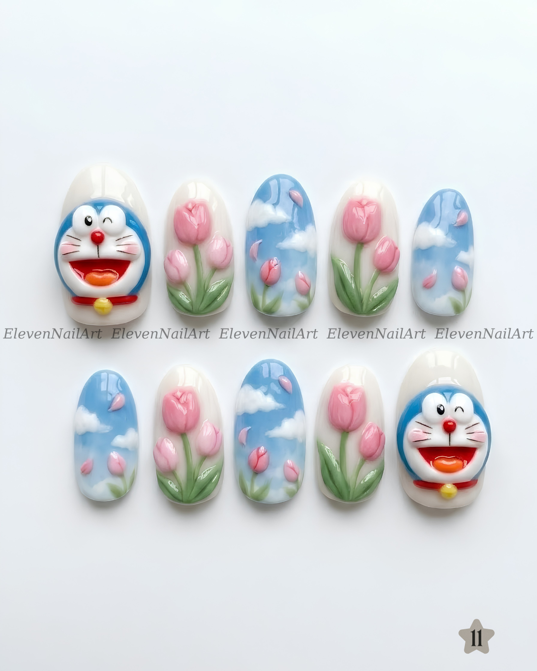 Doraemon Tulip Skies