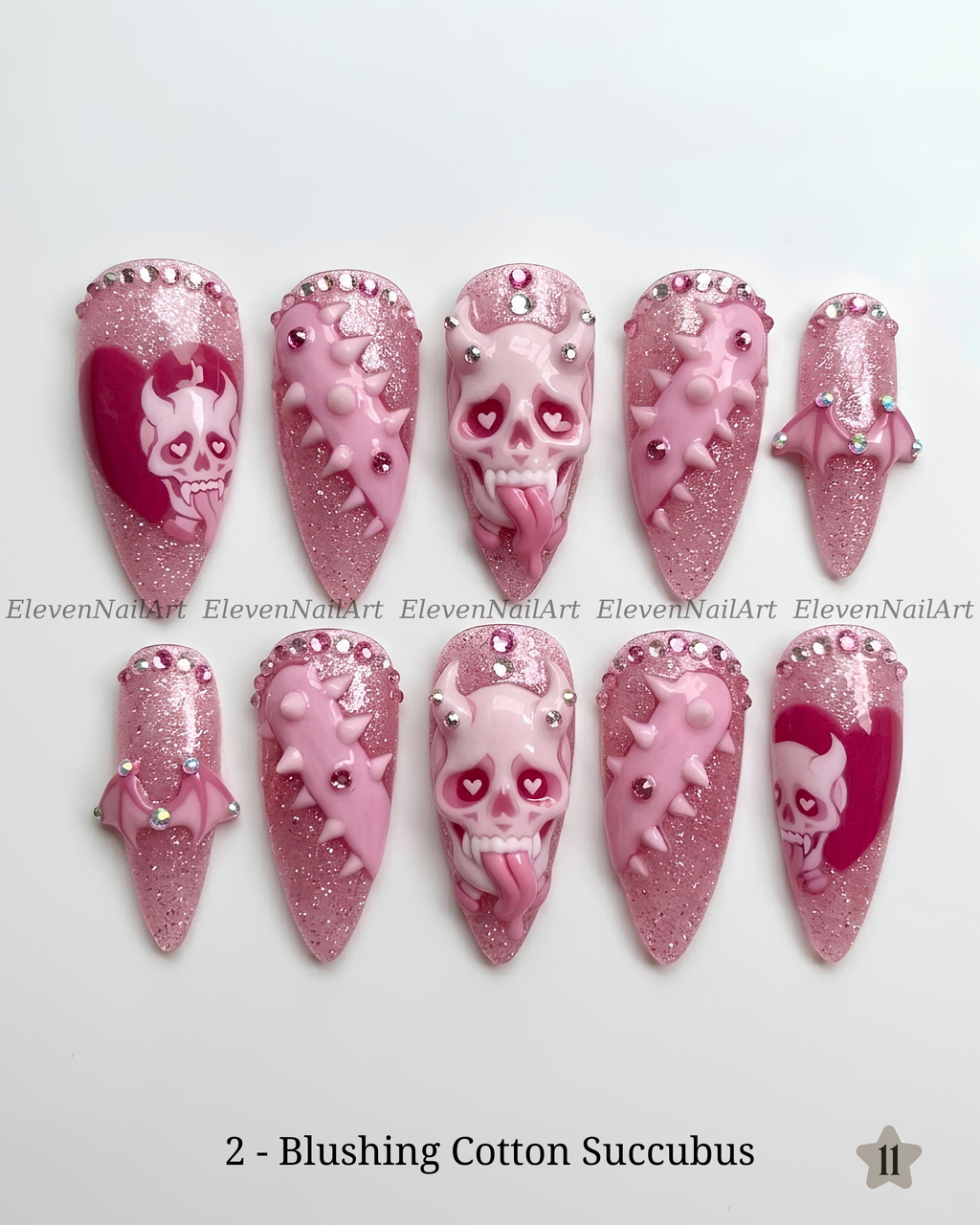 2 Color Options - Pastel Succubus Royalty