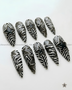 Monochrome Zebra Rockstar