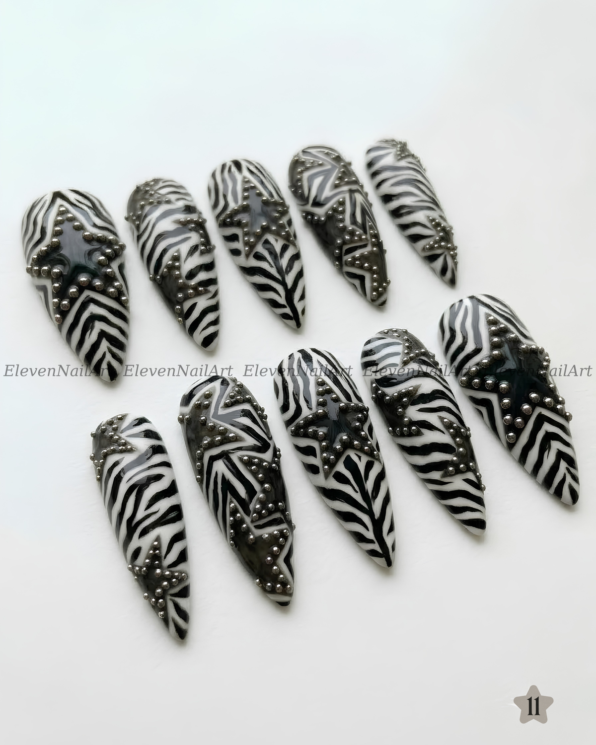 Monochrome Zebra Rockstar