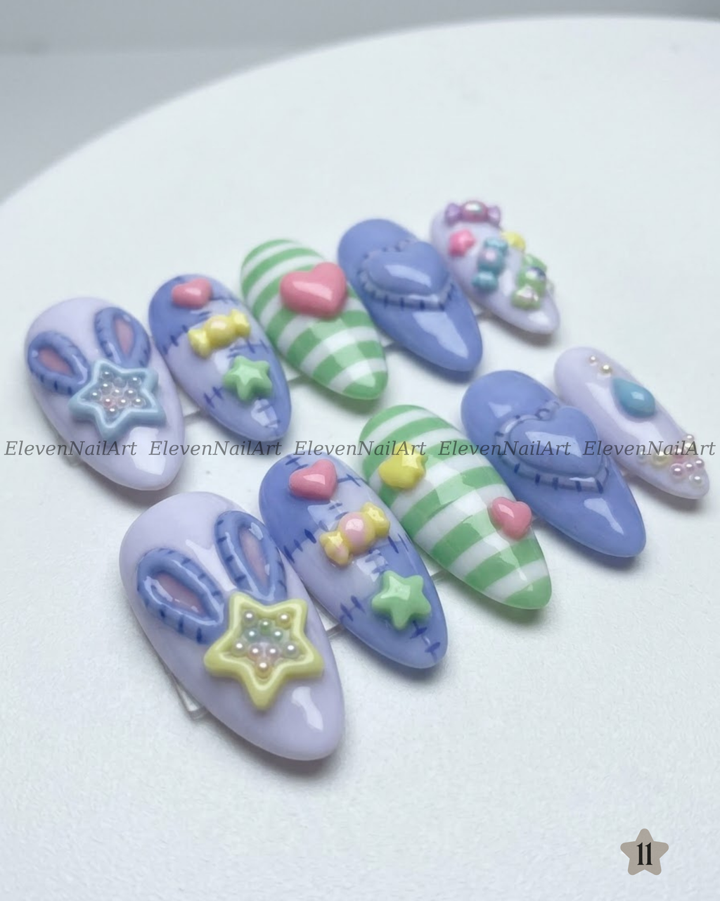 Pastel Stitched Whimsy