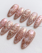 Rose Gold Festive Reindeer