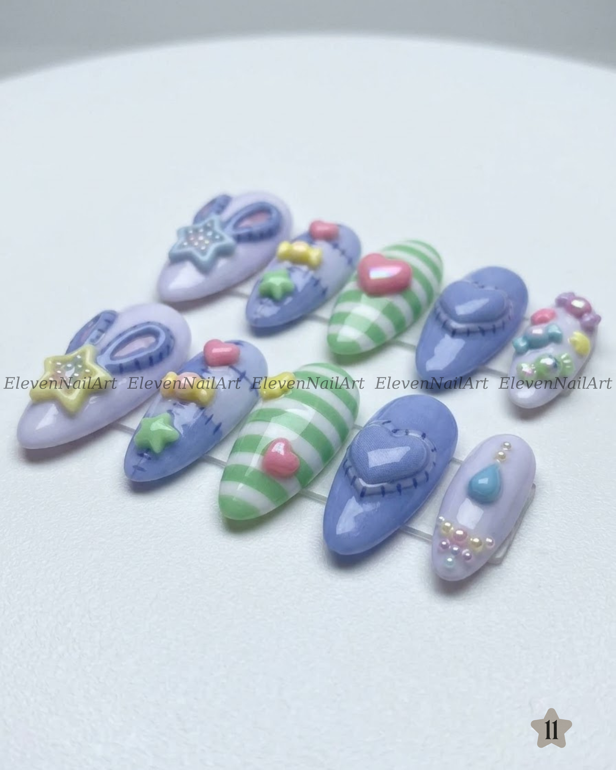 Pastel Stitched Whimsy