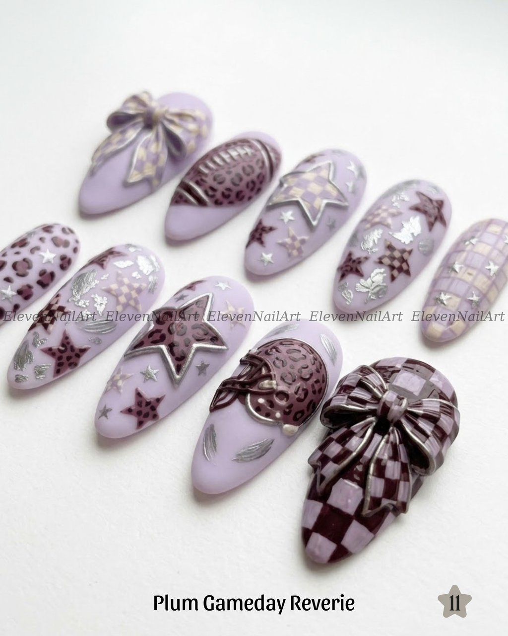 2 Color Options - Lavender Touchdown Symphony