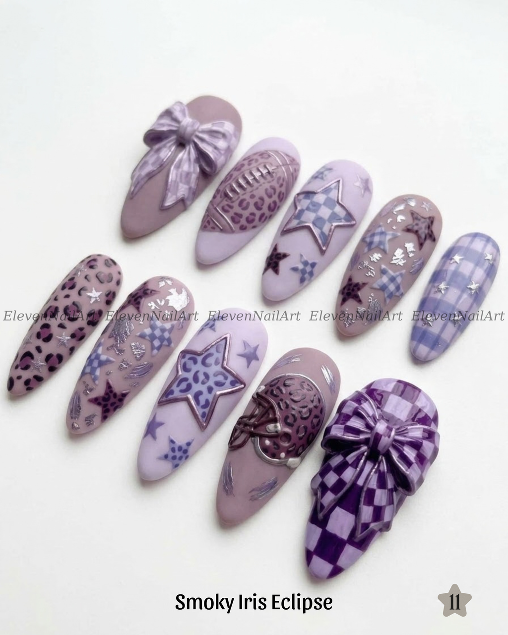 2 Color Options - Lavender Touchdown Symphony