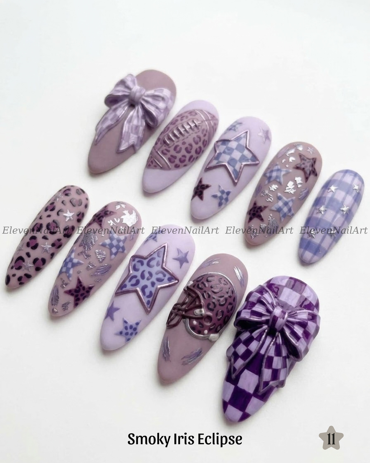 2 Color Options - Lavender Touchdown Symphony