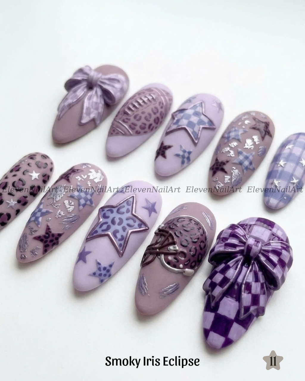 2 Color Options - Lavender Touchdown Symphony