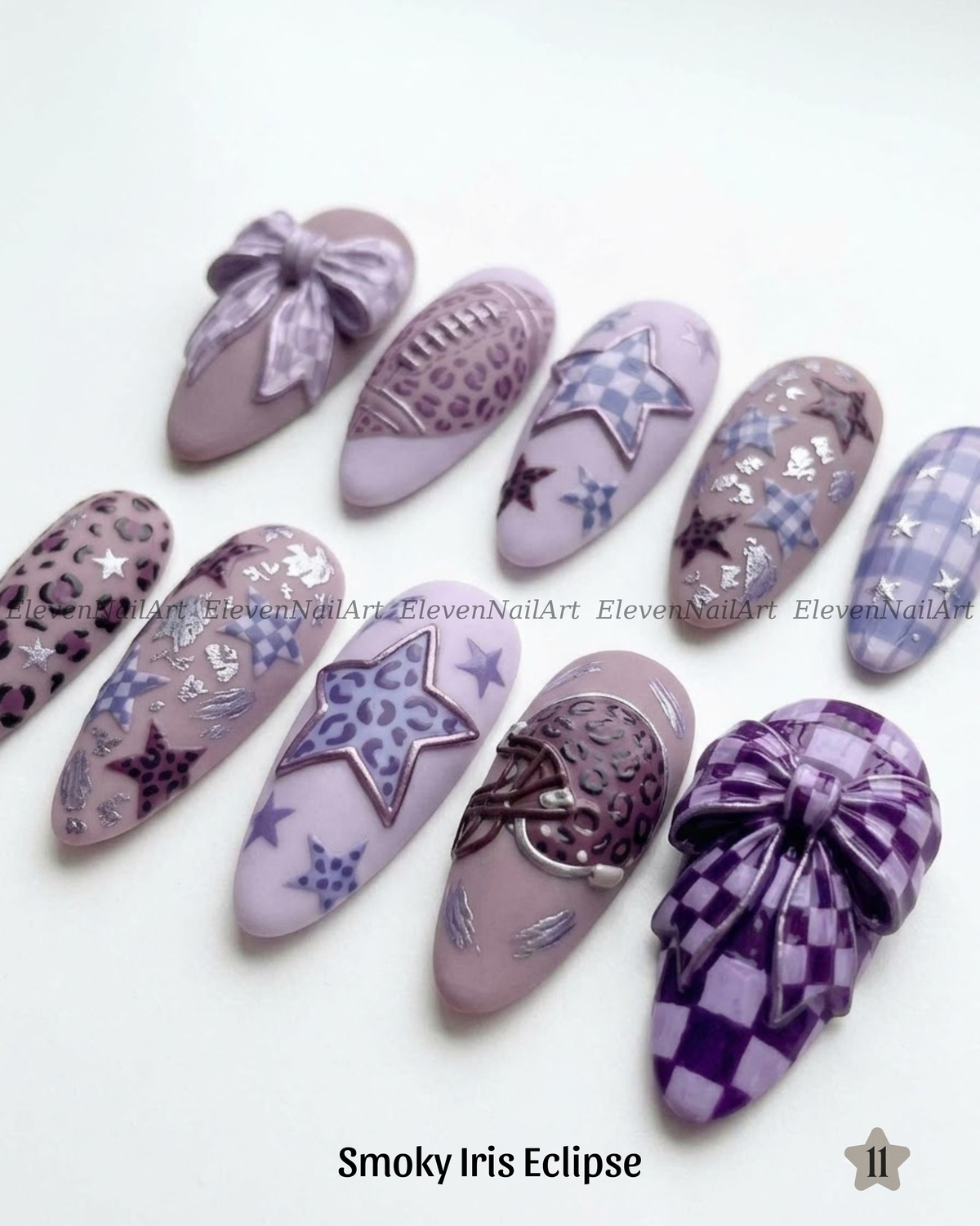 2 Color Options - Lavender Touchdown Symphony