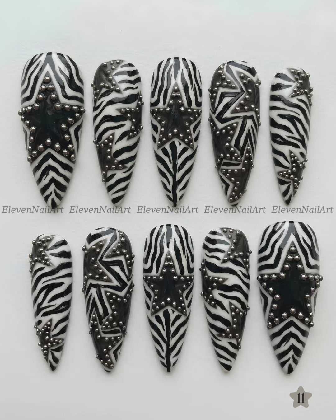 Monochrome Zebra Rockstar