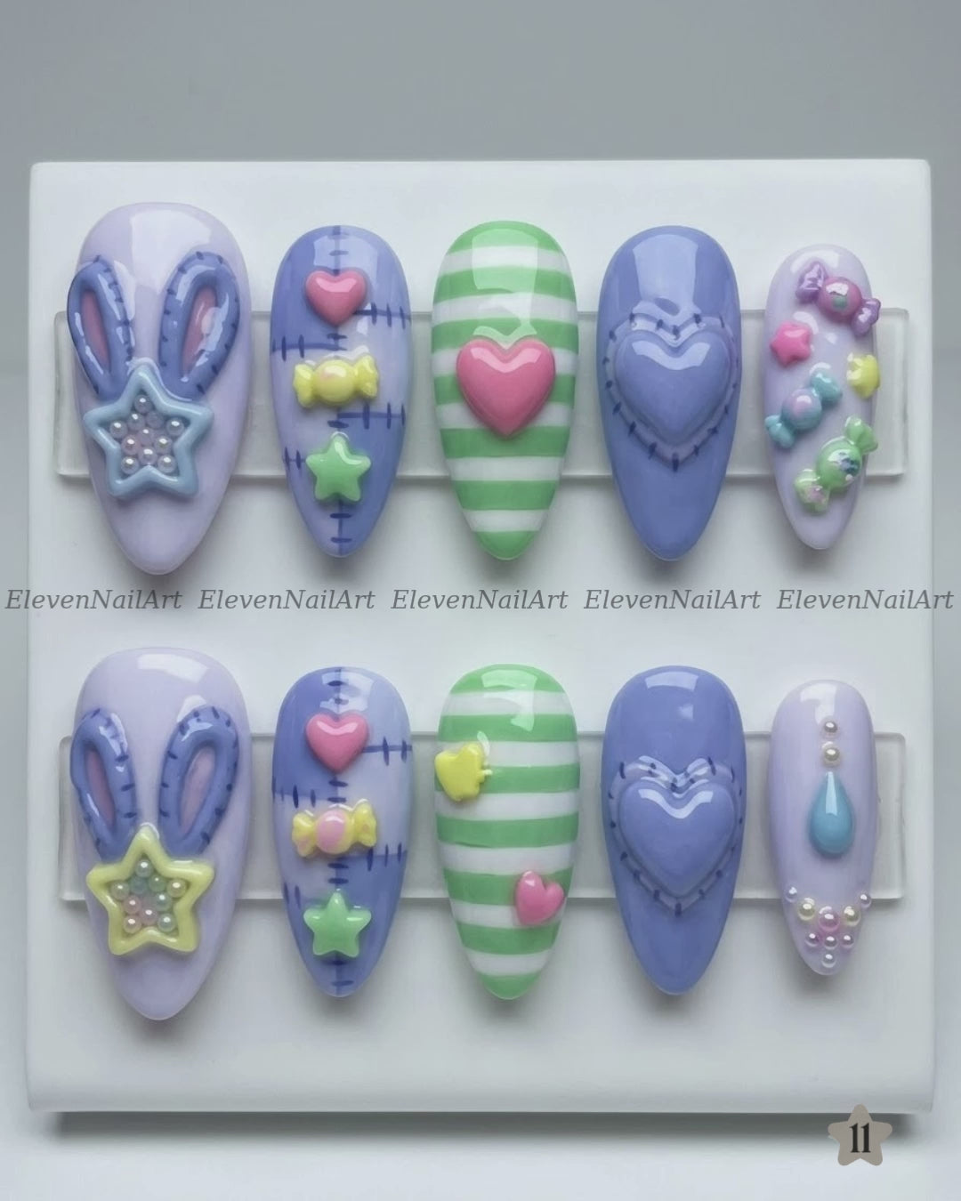 Pastel Stitched Whimsy