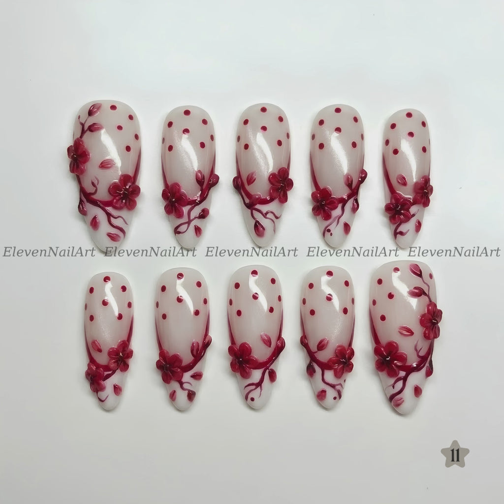 Crimson Petal Reverie