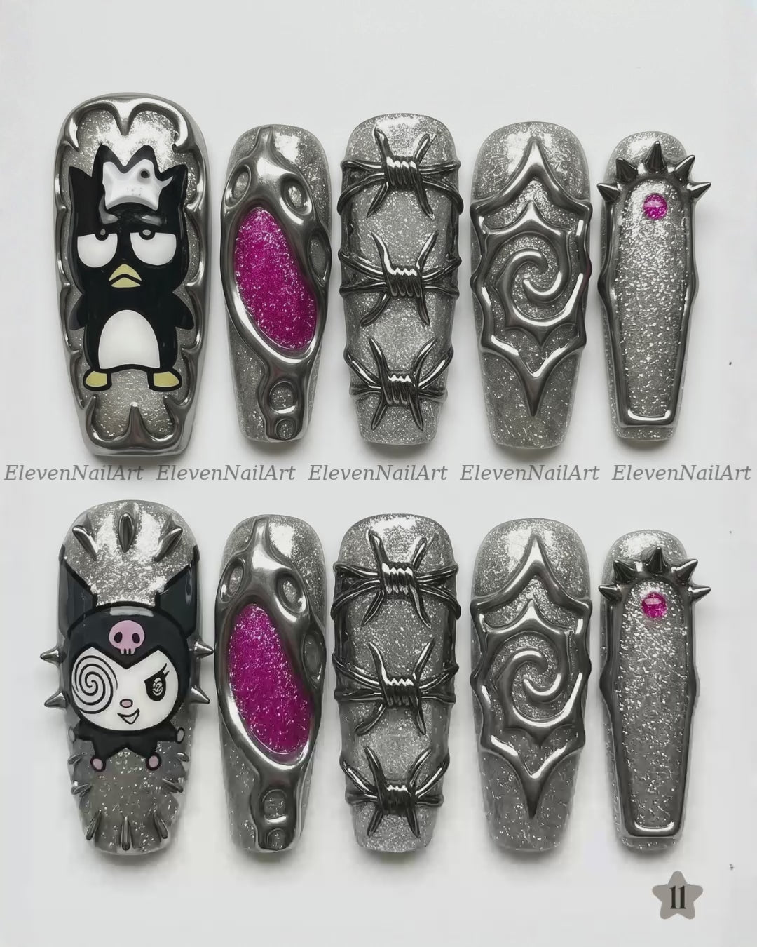 Cyber Metallic Grunge