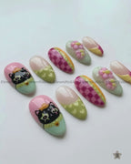 Checkered Pastel Whimsy