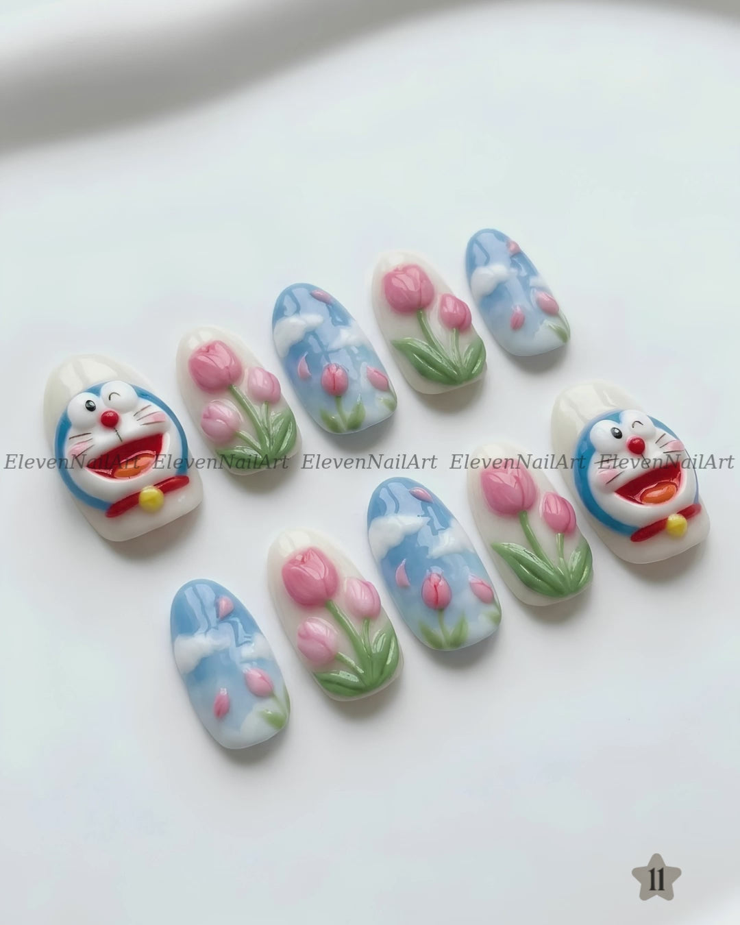 Doraemon Tulip Skies
